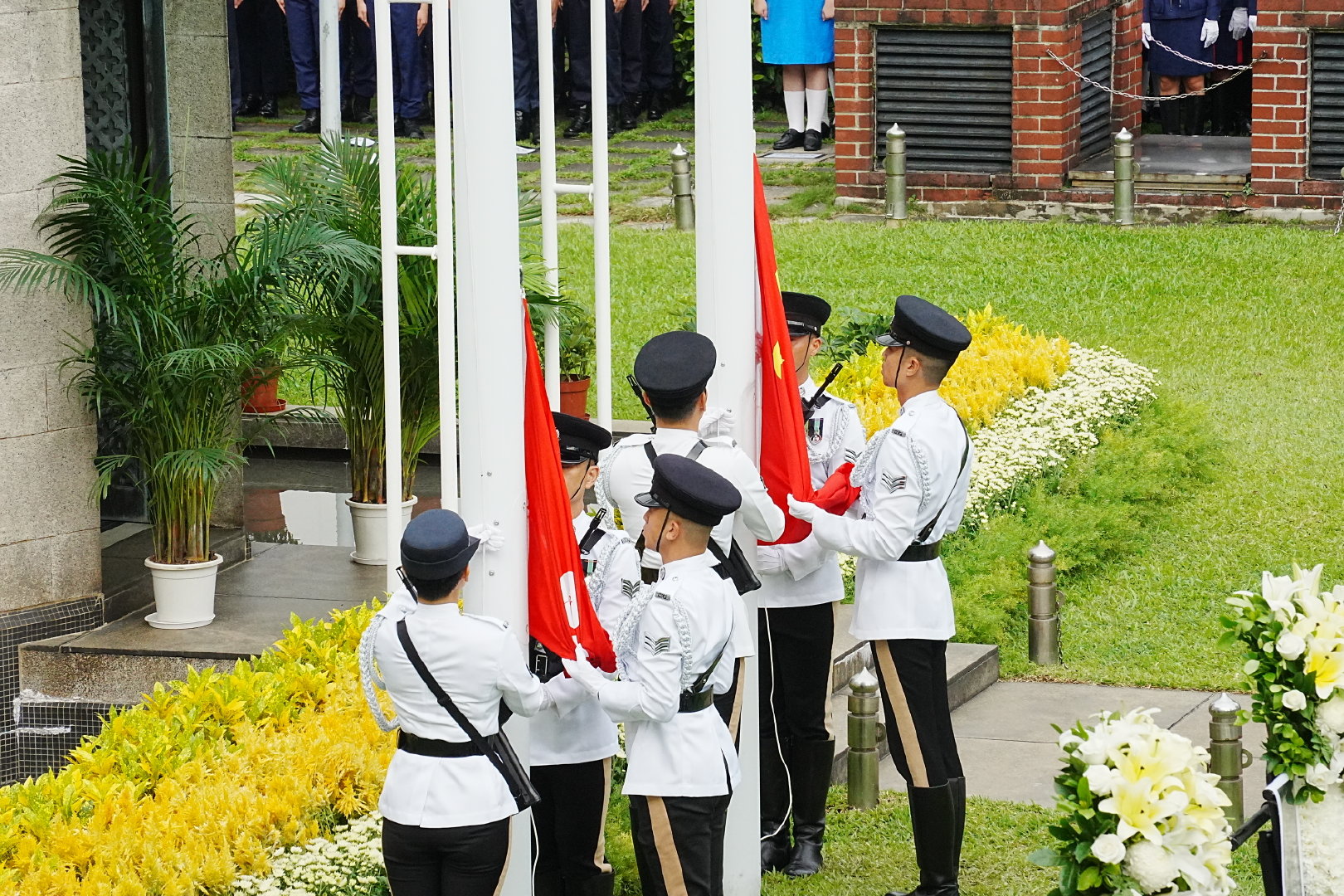 9月3日，香港举行仪式纪念抗战胜利81周年；铭记历史，勿忘国耻，吾辈自强！ ​