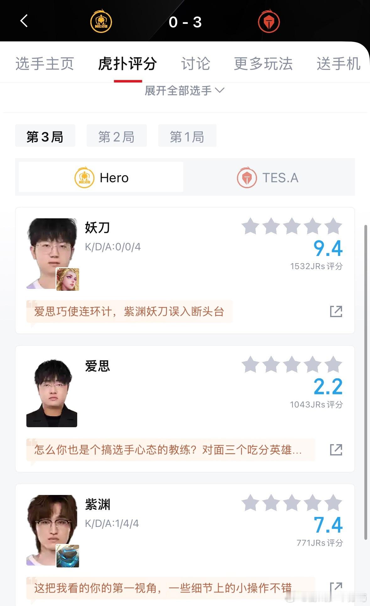 镜五战全胜都不优先ban，杨戬赵云随便放，等于直接把小分拱手送给TES。 ​​​
