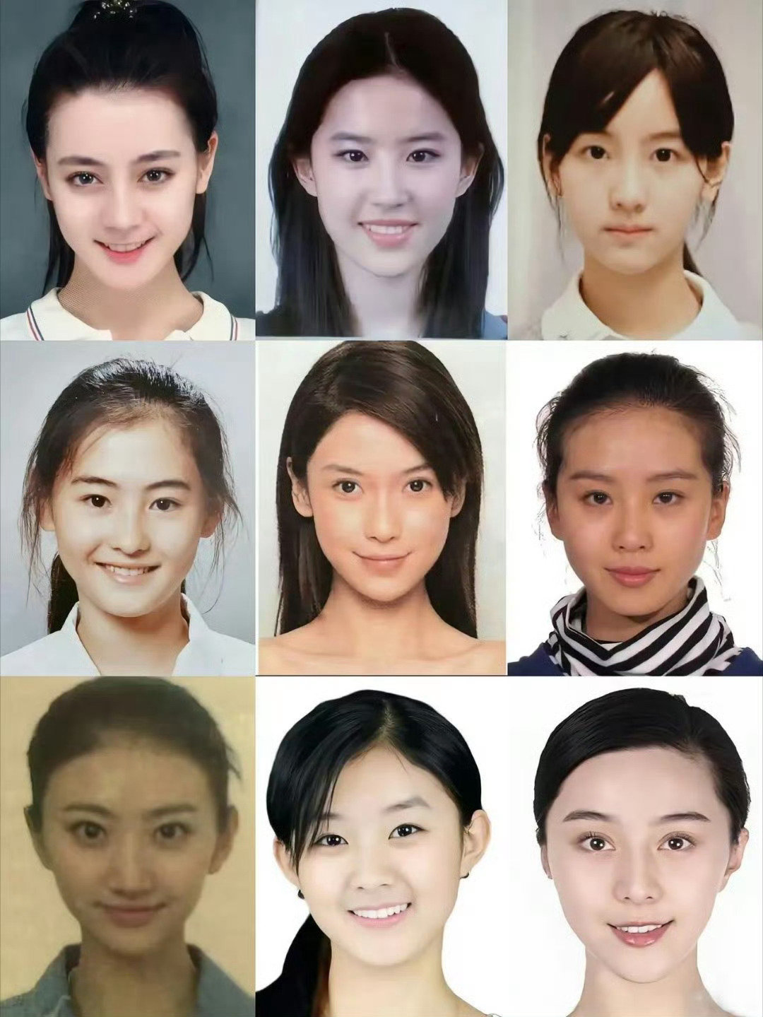 女明星们的素颜照合集，你觉得哪个女明星的素颜照比较好看？这真是各有各的美啊 ​