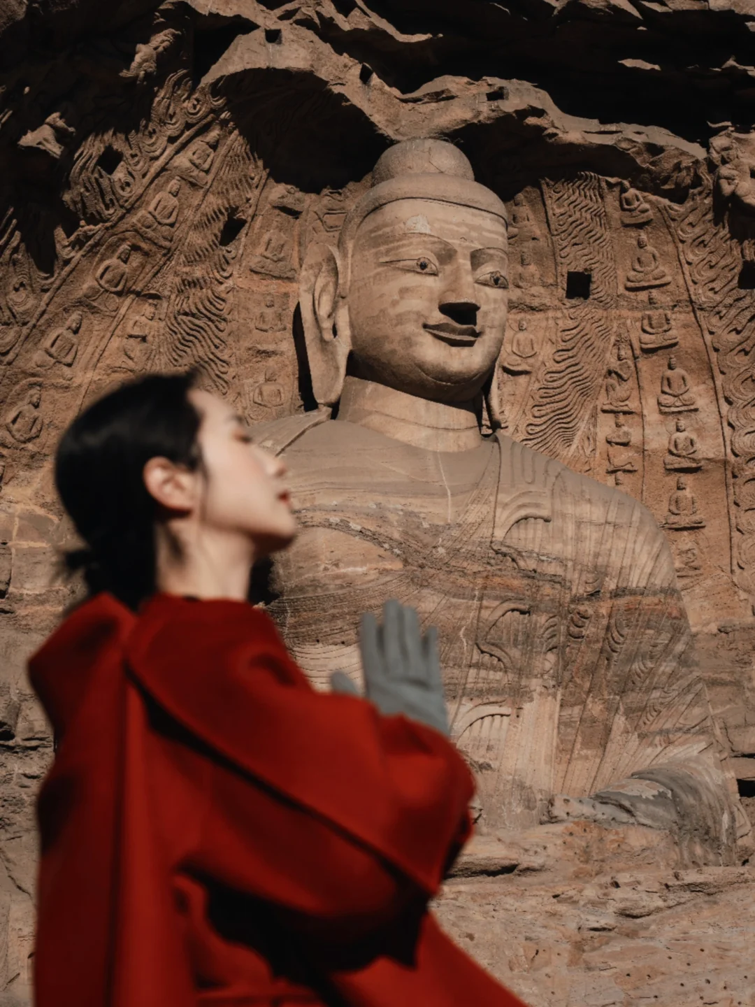 「阅尽万卷尊北魏 平生只为拜云冈」