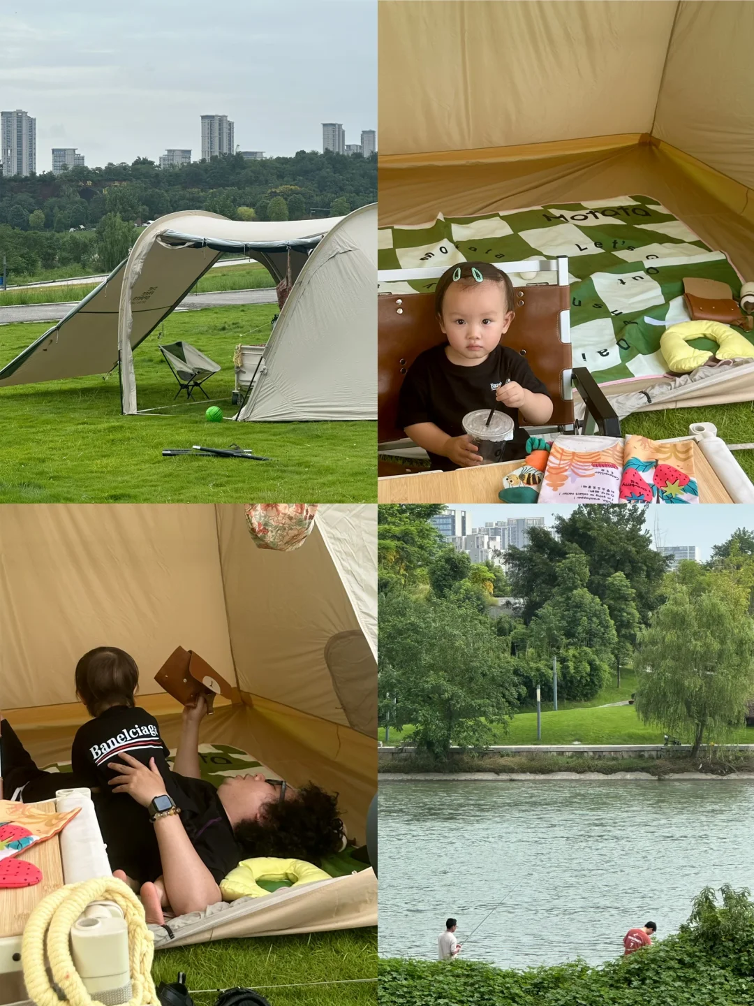 快去！✨成都免费「湖景遛娃钓鱼」🎣露营地