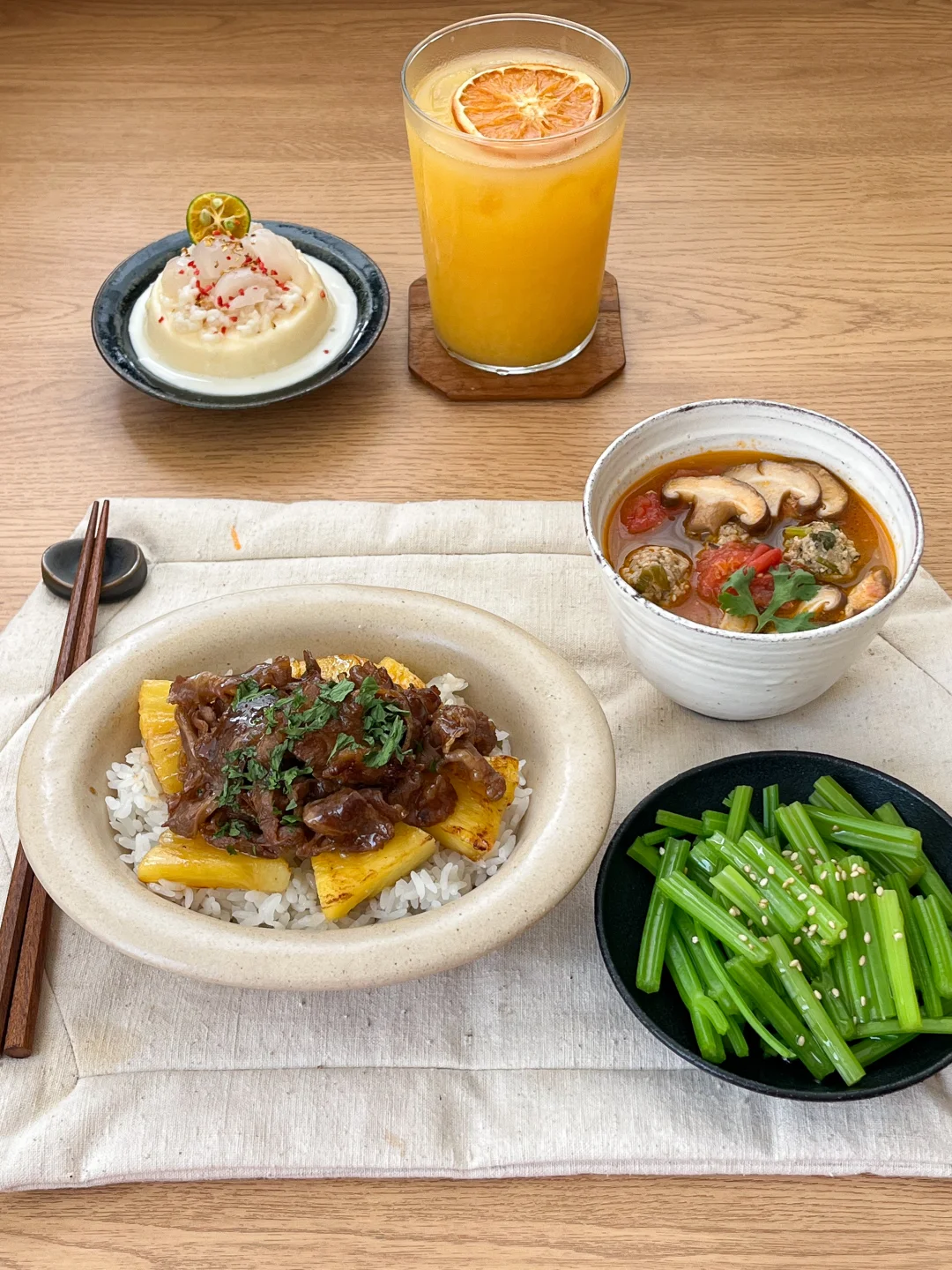 厨房日记｜我的夏日解暑小饭桌