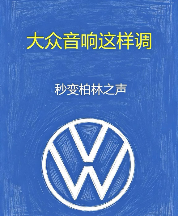 🚗大众车主必存！零成本调音响｜秒出柏林之声