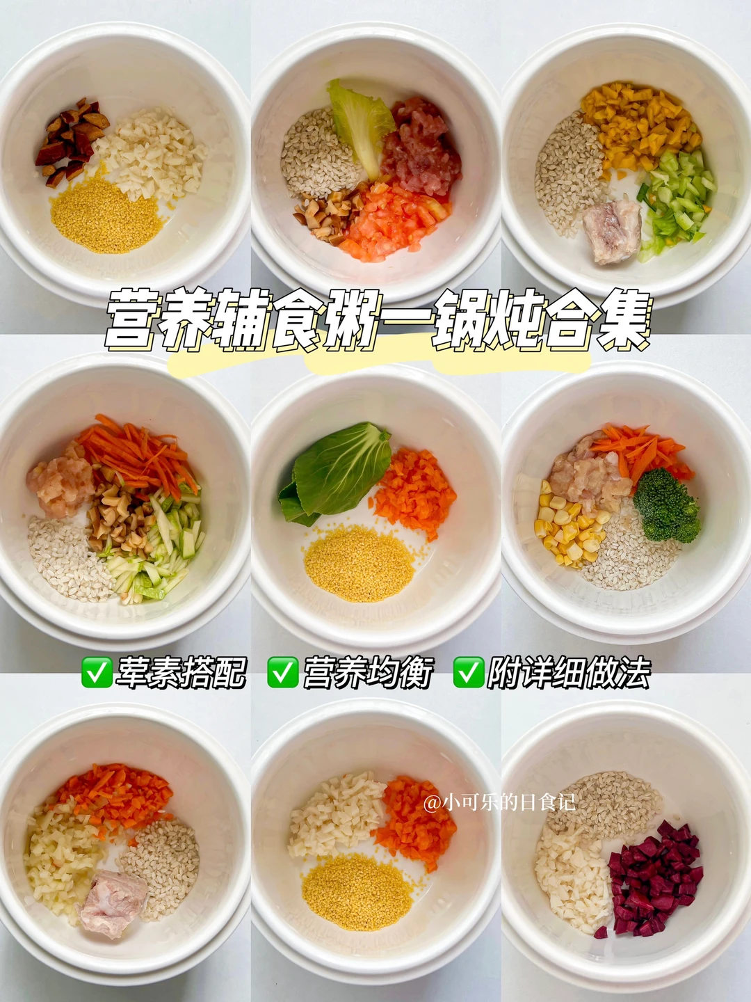 8m+宝宝辅食粥一锅炖🥣营养好吃｜简单快手