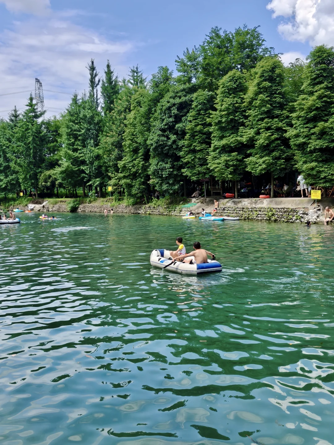 成都盛夏必刷泉水沱🏄🏻‍桨板喝茶烧烤