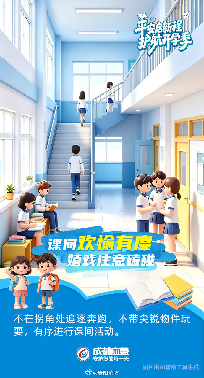 #小姑娘第一天上幼儿园视频火了##开学安全必修课来了#【平安启新程 护航开学季】又是一年开学季，你做好迎接新学期的准备了吗？在拥抱新学期美好时光的同时，请收下这份特别的开学礼——校园消防安全攻略！快转发给同学和家长，一起开启平安新学期吧！​​​