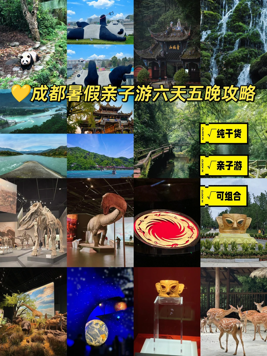 带娃必看：成都暑假6天5晚亲子游学攻略