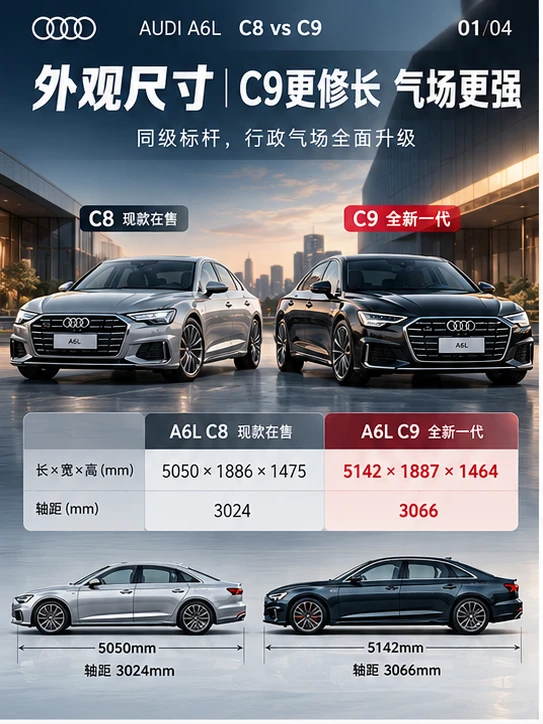 奥迪A6L买新还是买旧？C8抄底 vs C9尝鲜