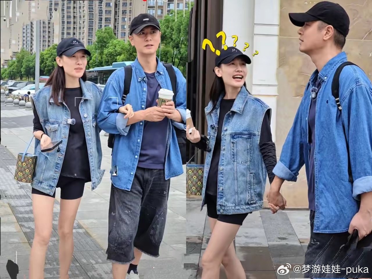 孙骁骁二胎孕肚已经很明显了，跟老公一起逛街、健身、吃饭，状态特别好 ​