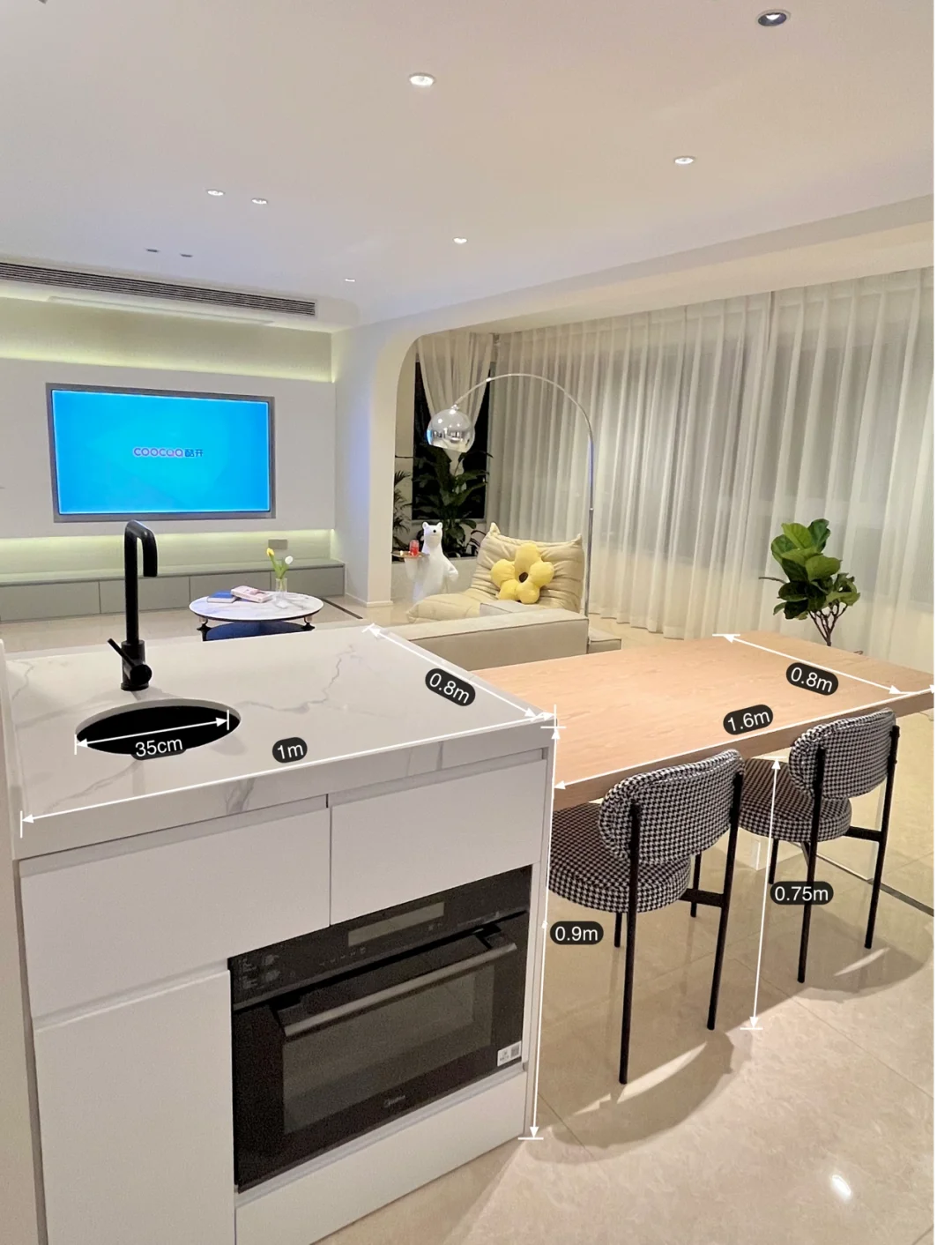 只要💰2000➕的悬浮岛台制作细节来啦！附图纸