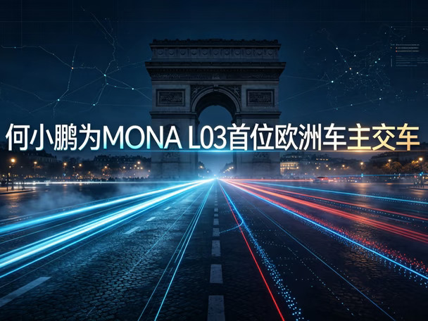 何小鹏巴黎交车✨MONA L03开启欧洲交付