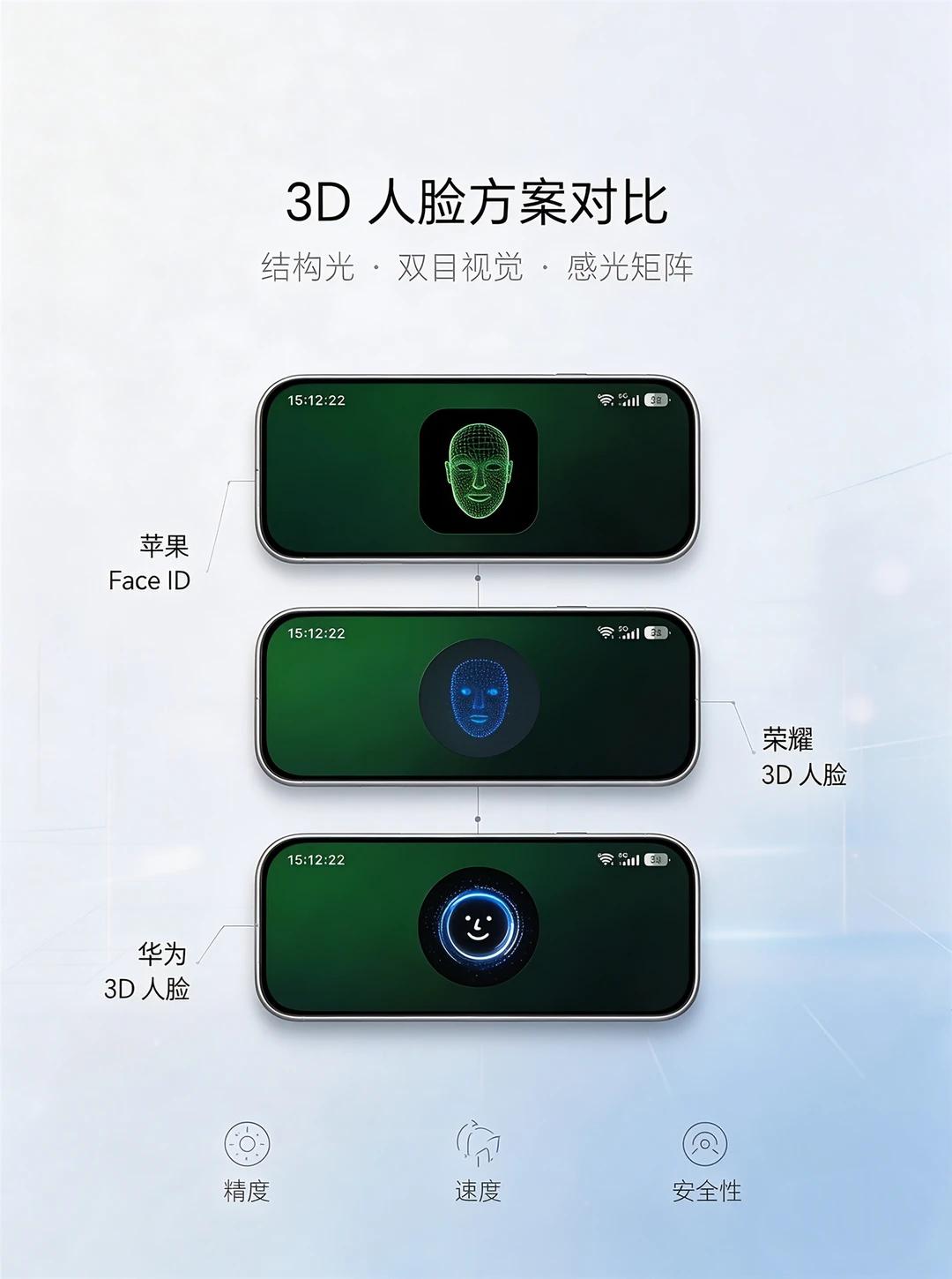 除了荣耀，其安卓为什么始终不做3D人脸识别