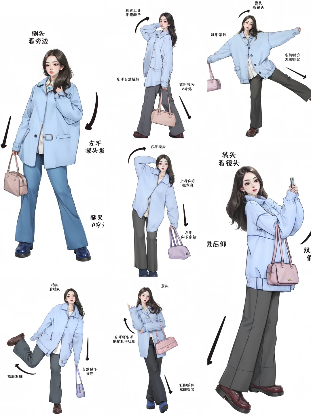 万能拍照站姿谁拍谁好看！！拒绝罚站！