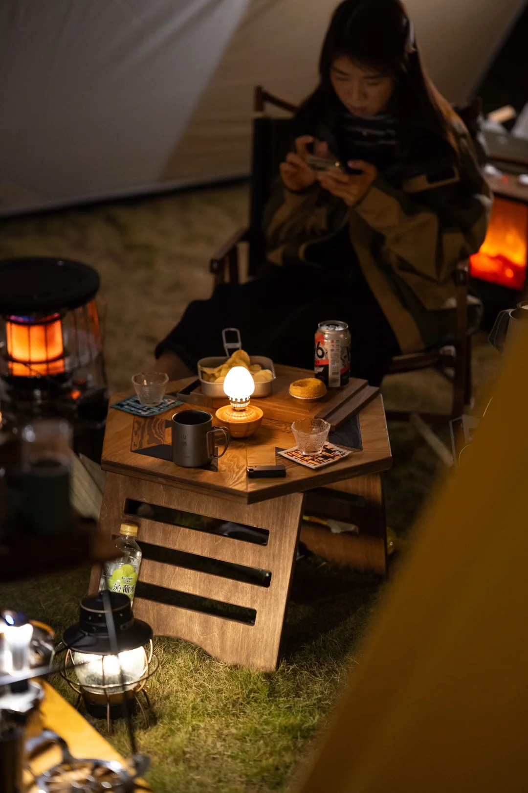 是不是这样的夜晚 你才会这样的想露营