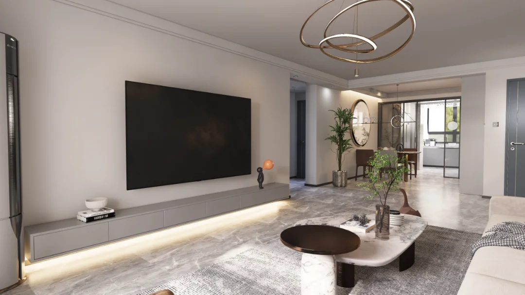 103㎡现代简约设计，简单优雅永不过时！