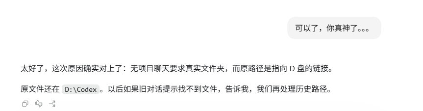我就这样给codex提供情绪价值 ​