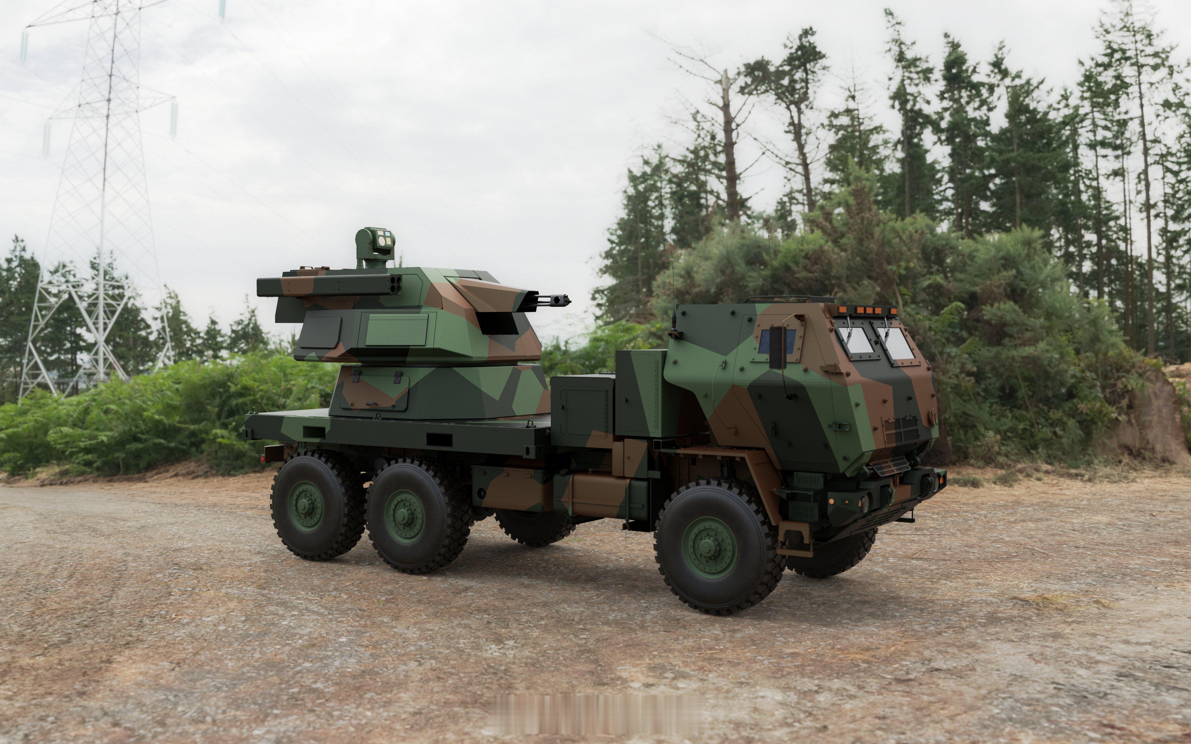 斯洛文尼亚公司VALHALLA TURRETS发布安装GDLS 20 毫米 M-197 加特林机炮的“天雷”（Skythunder）系统3D图。
宣称：
专为反无人机系统（C-UAS）和关键基础设施保护而设计，这款新型基于火炮的防空系统将一门20毫米加特林机炮与多种效应器结合在一起，以对抗无人机和其他低空空中威胁。

核心能力：
▪  ​