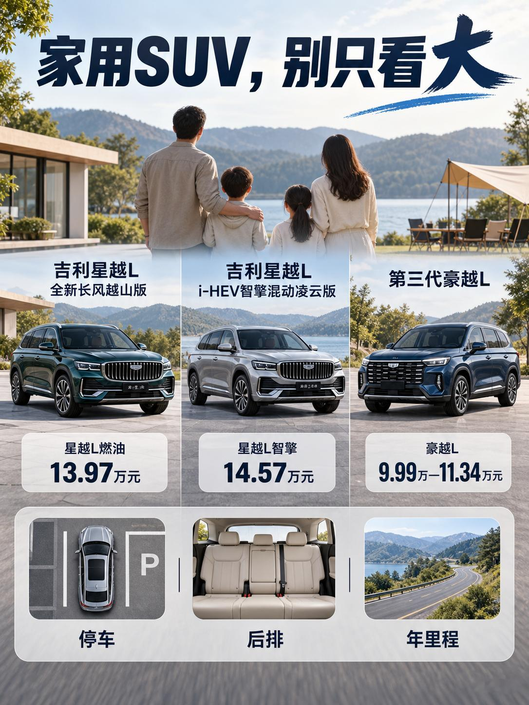 家用SUV，别只看大