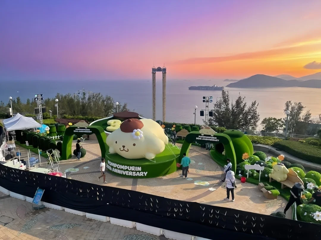 🇭🇰好大一只！布丁狗的秘密花园来啦！