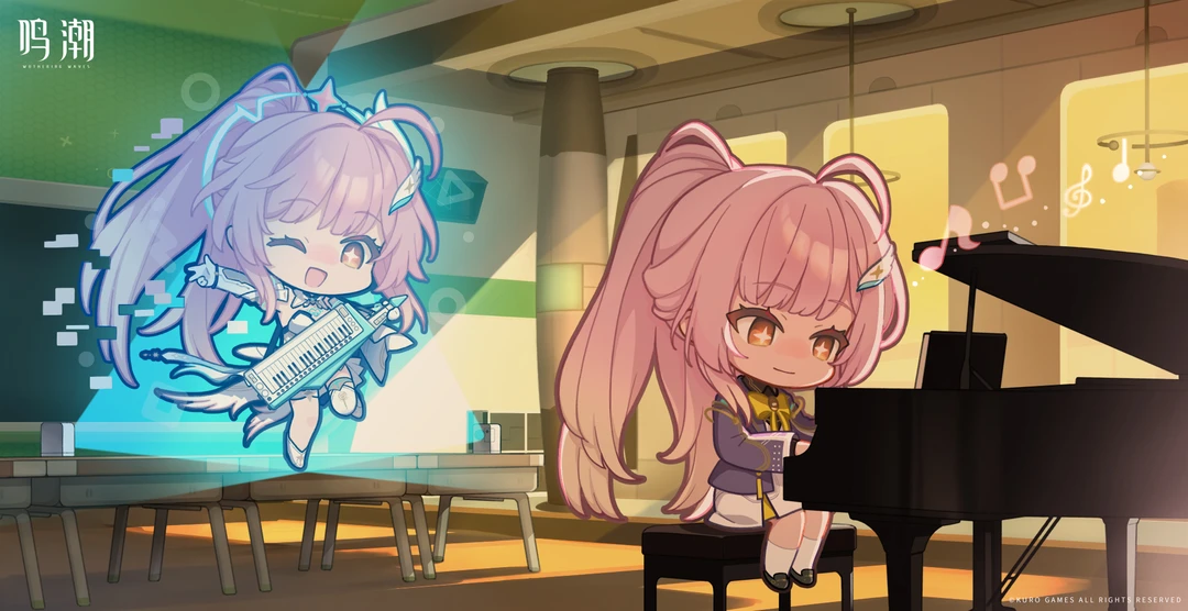 “弹琴啊？我现在主要弹电子琴啦~”
