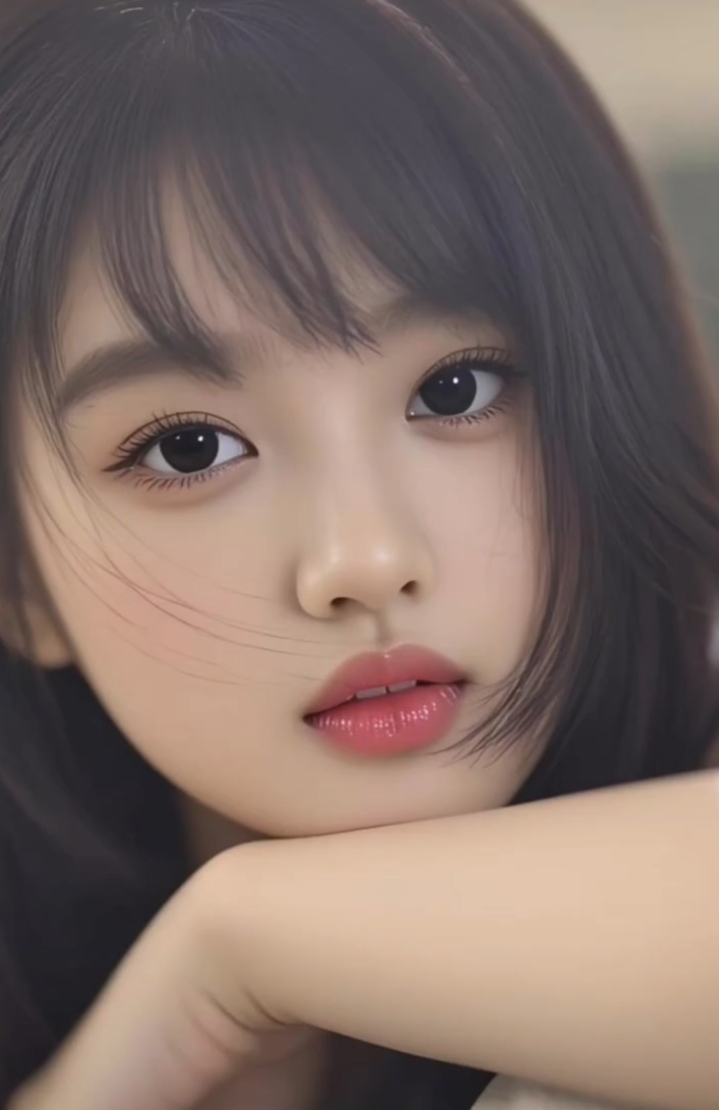 甜美少女就像春日里最灵动的诗篇。想象一下，她温柔可人，每一个眼神都带着...