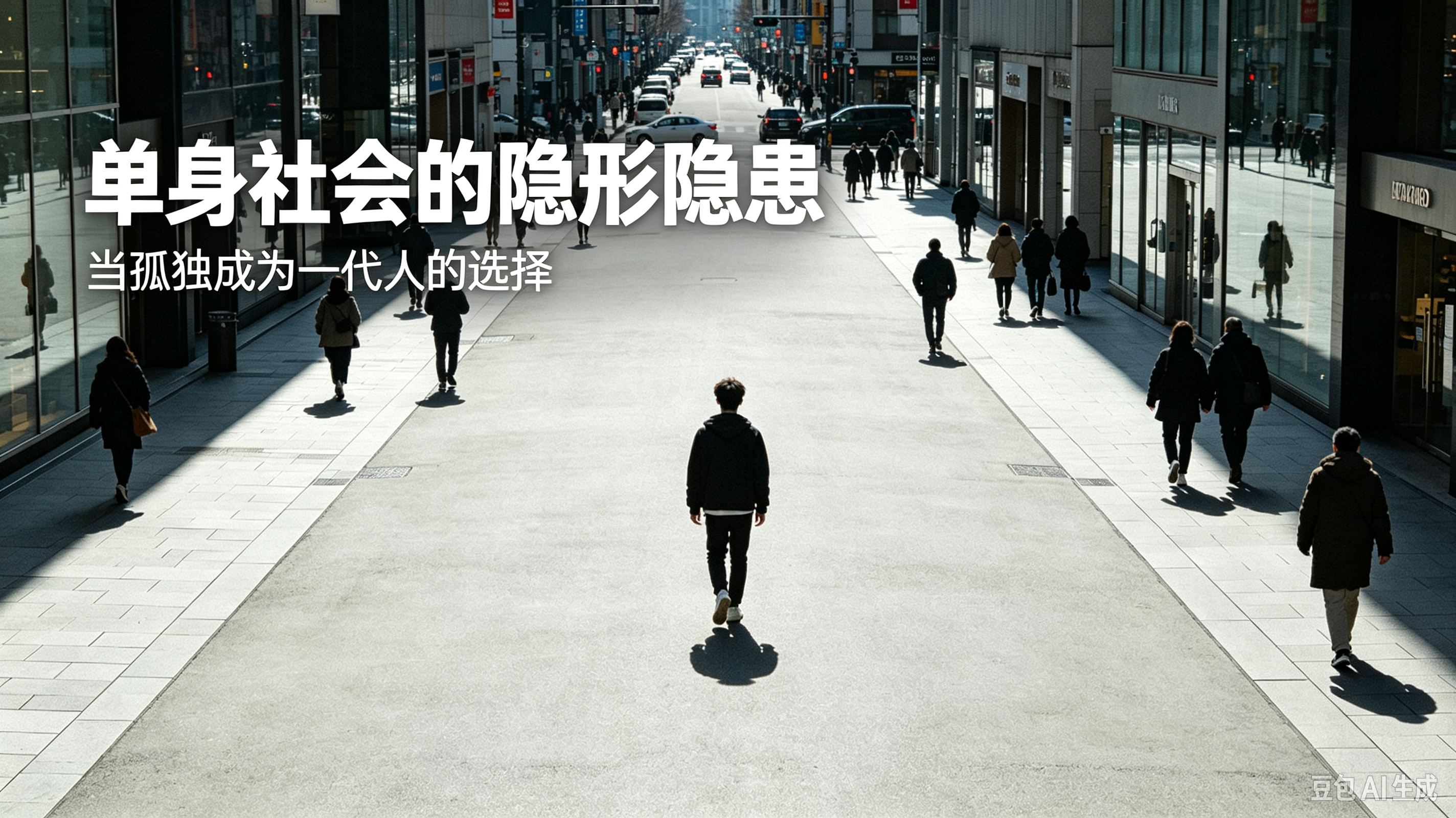 越来越多年轻人，主动选择单身、拒绝婚姻。
 
我们总以为：单身=自由、轻松、无牵绊。
 
可很少有人愿意直面：全民单身潮，正在悄悄埋下整个时代的隐形隐患。
 
这不是危言耸听，而是最真实的社会真相。
 
第一，个人抗风险能力彻底崩塌。
年轻的时候，一个人赚钱、一个人花钱、潇洒自在。
可人生最怕的，从