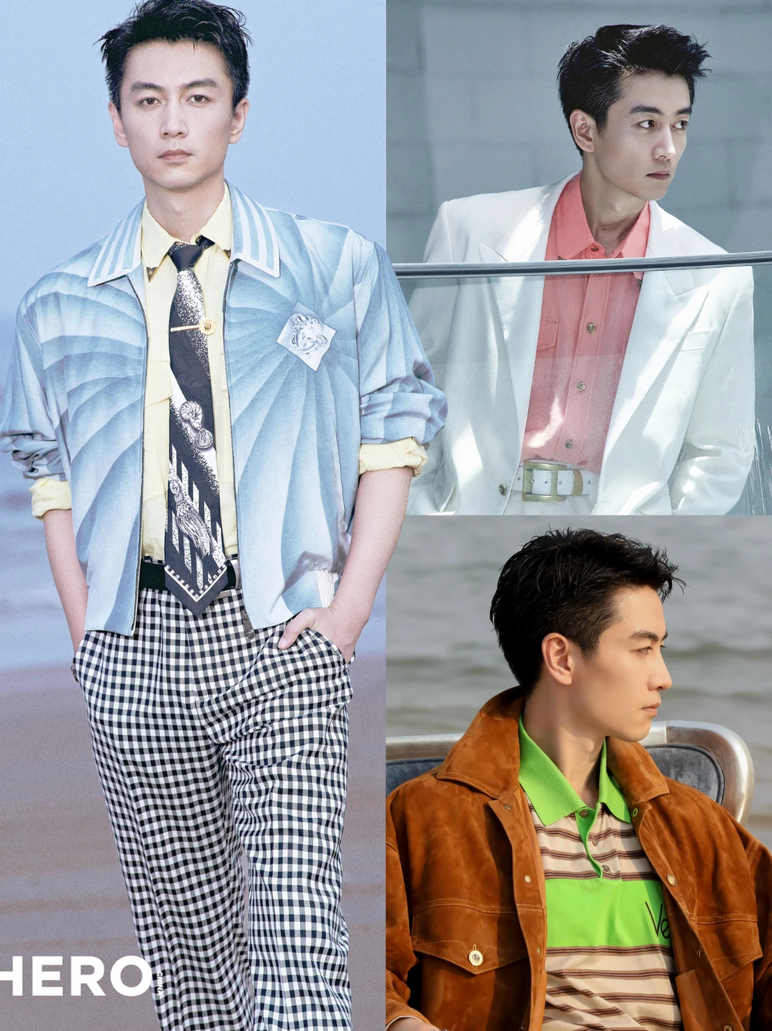 陈晓生日刊大片📸轻松hold各种色彩的男人！