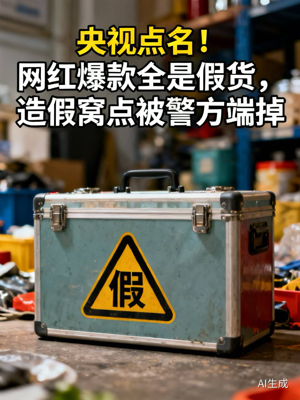 央视点名！网红爆款全是假货，造假窝点被警方端掉

最近，央视曝光了一款网上卖得火