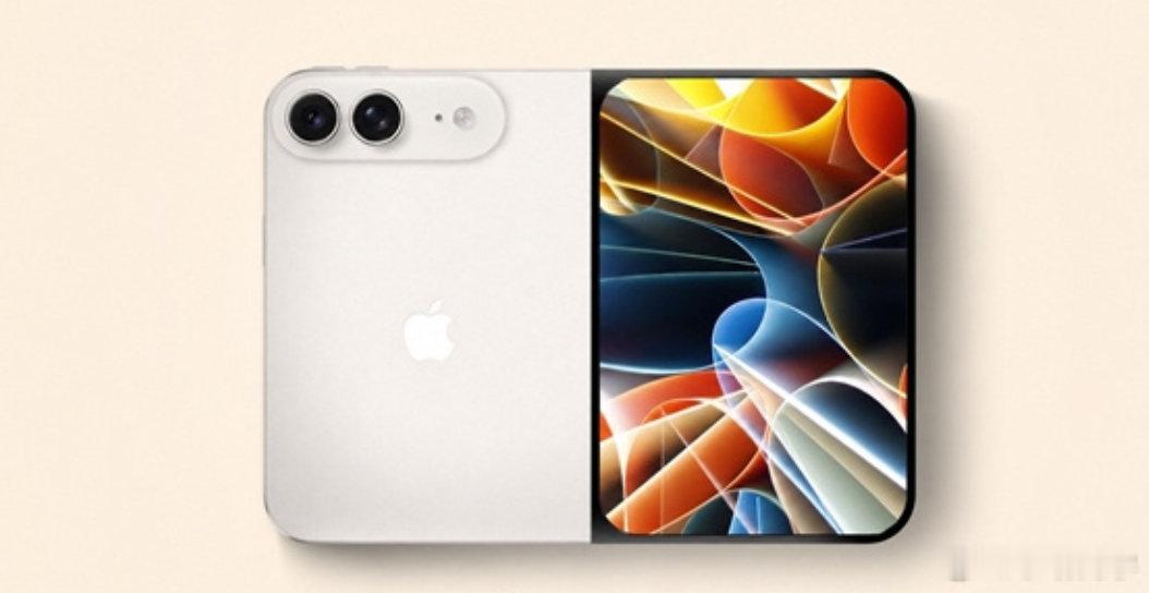 #iPhoneUltra正面首次曝光# 随着越来越多爆料，iPhoneUltra几乎没有什么秘密了。
从曝光出来的外观看，苹果的首款折叠屏为了做薄牺牲了不少体验，比如取消Face ID人脸识别，并且采用侧面指纹解锁。
这个设计有点返祖了，据说首批备货不多，发布后肯定还是一机难求。 ​