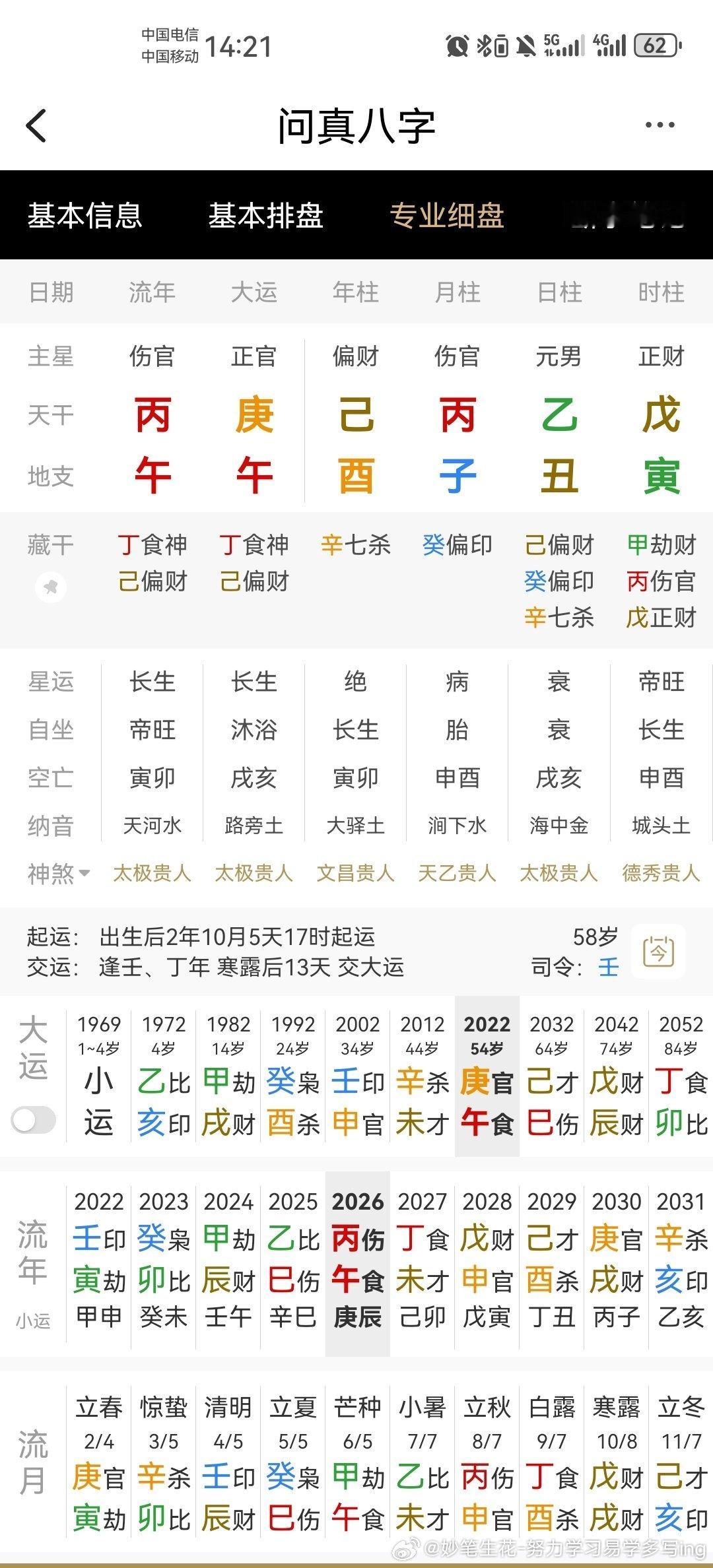 财破印，说的话不能信，  财星虚透，也不能信， 比如:雷军 丙火生己土...