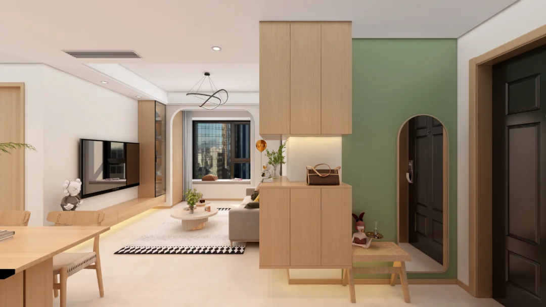 95㎡简约原木风，感受最质朴的生活乐趣