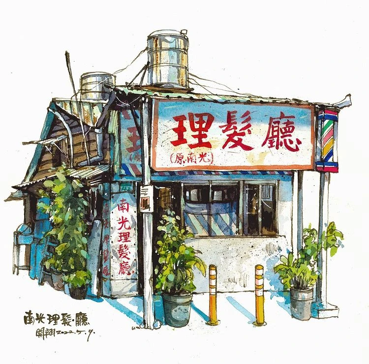 剥离了街道的房屋如同社会的众生相