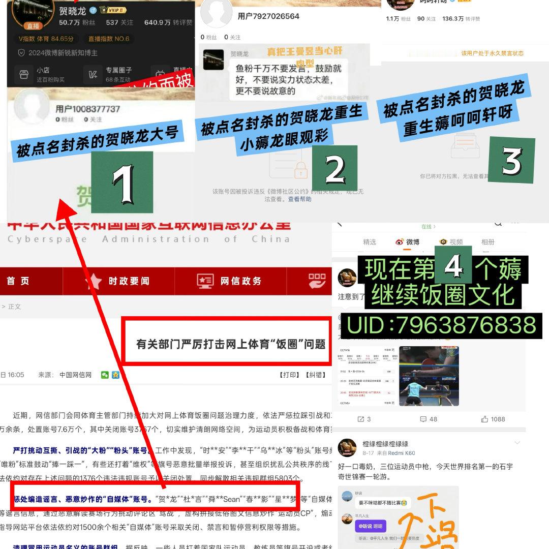 饭圈头子咋还不处理呀？
#深化体育饭圈乱象整治# ​
