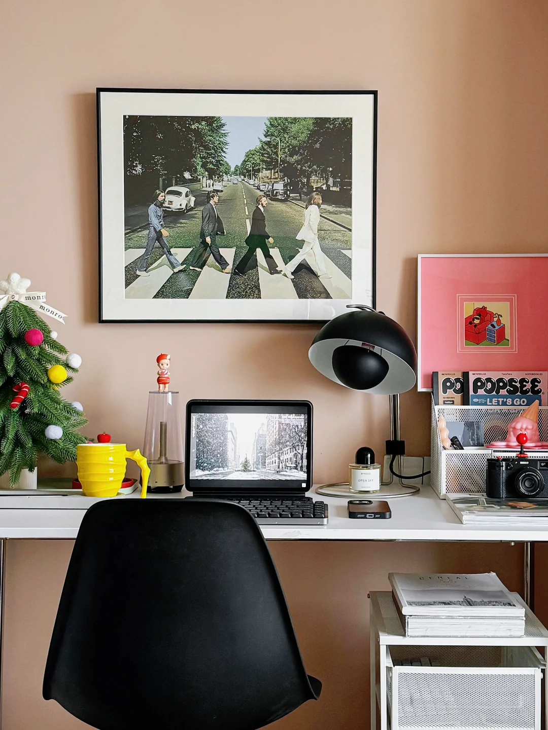 书桌日常｜布置一个秋冬季氛围感桌搭