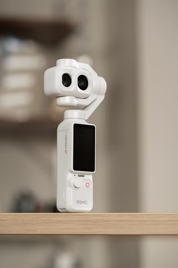 大疆Pocket 4P全新推出了珠光白配色