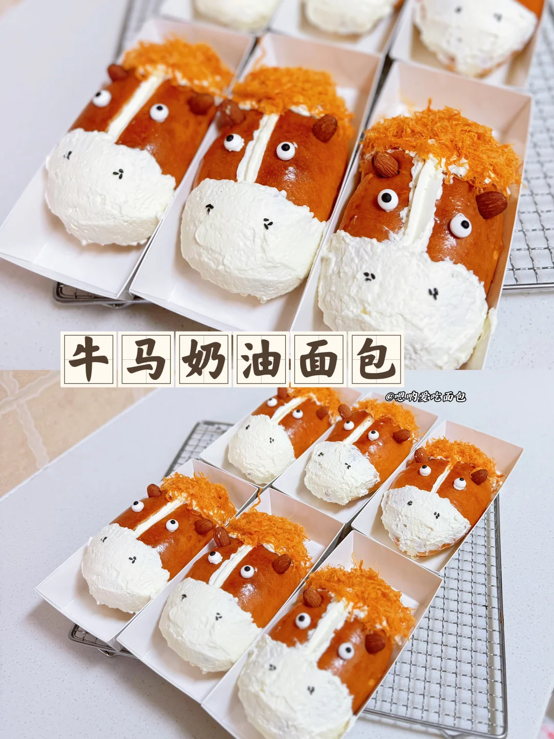 开工大吉！第一个面包颁给这窝「牛马面包」🐎