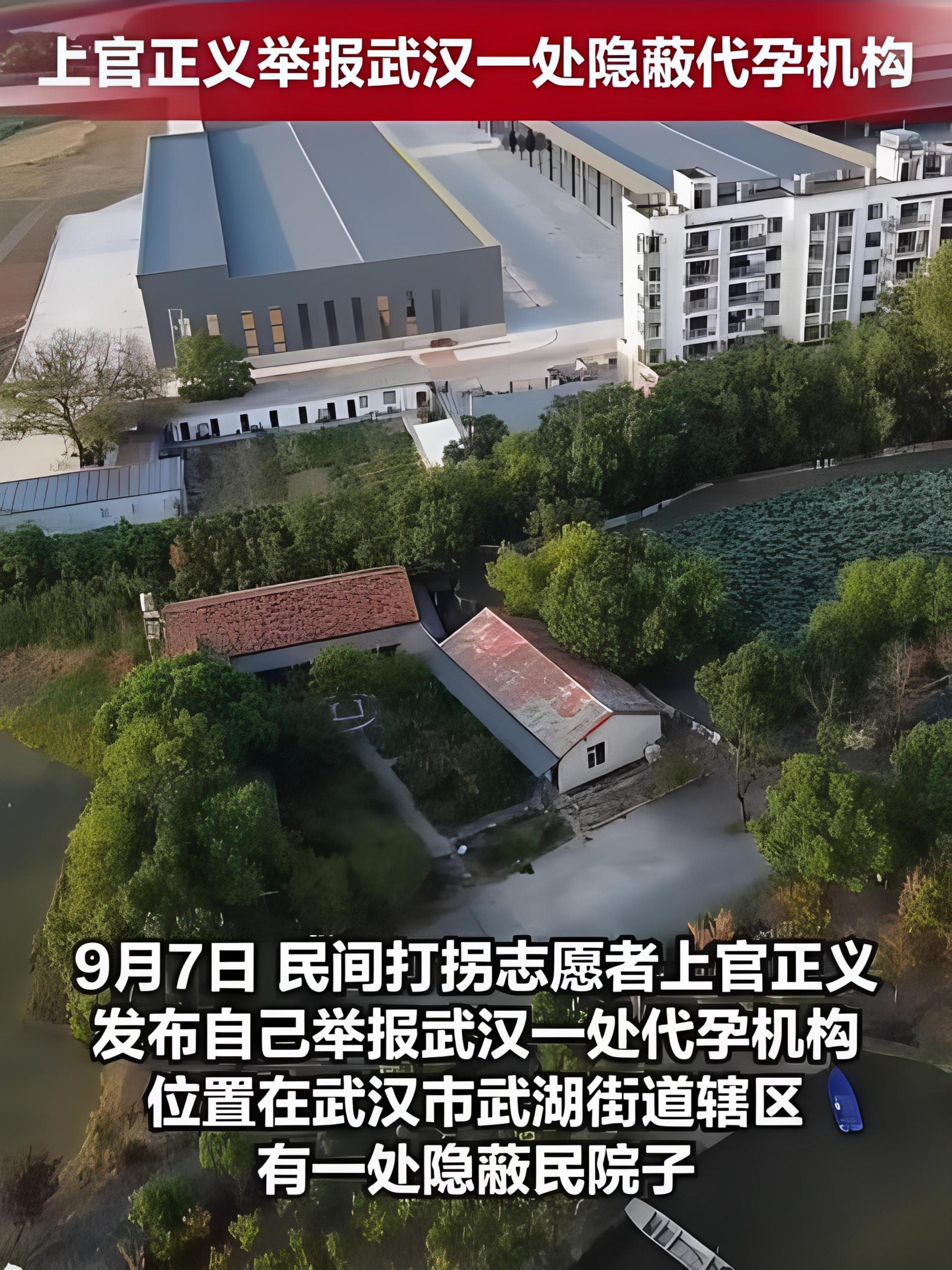 #卧底华中最大代孕机构地下手术室#志愿者上官正义历时一年卧底取证，武汉一处普通民房院子里的地下代孕窝点被公之于众。外表就是普通民居，院墙里面却改造出手术室、胚胎培育室、休养病房，整套地下生殖流水线一直在偷偷运转，9月初还在接连开展取卵、胚胎移植手术，猖狂程度让人吃惊。
 
更让人难以接 ​