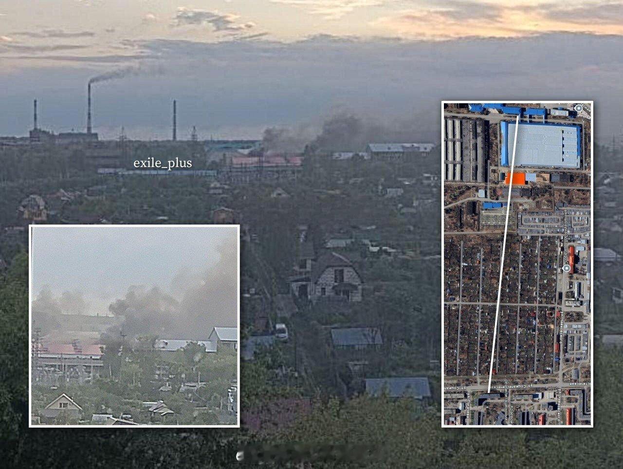 据当地报道，位于俄罗斯比斯克（Biysk）的 Sibpribormash 工厂发生火灾。该厂是俄罗斯军工企业，生产用于“冰雹”（Grad）、“飓风”（Uragan）、“龙卷风”（Smerch）及“日炙”(Solntsepek)系统的火箭发动机部件和喷管组件。此外，该厂还生产集束弹药和高爆弹药的引信并从事无人机系统的相关工作。该 ​