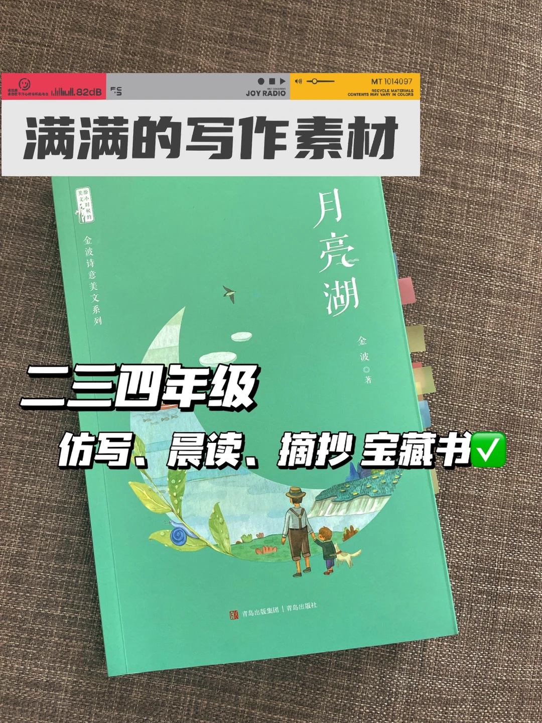 小学生仿写、晨读、摘抄 宝藏书✅《月亮湖》