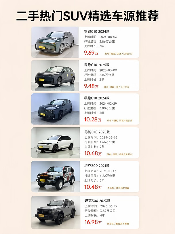 二手坦克 300 怎么选不亏