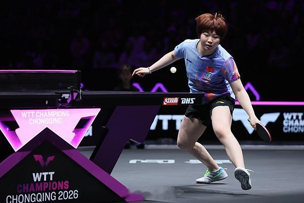 女单1/8决赛 蒯曼(CHN)3-1高桥·布鲁娜(BRA)【11-4...