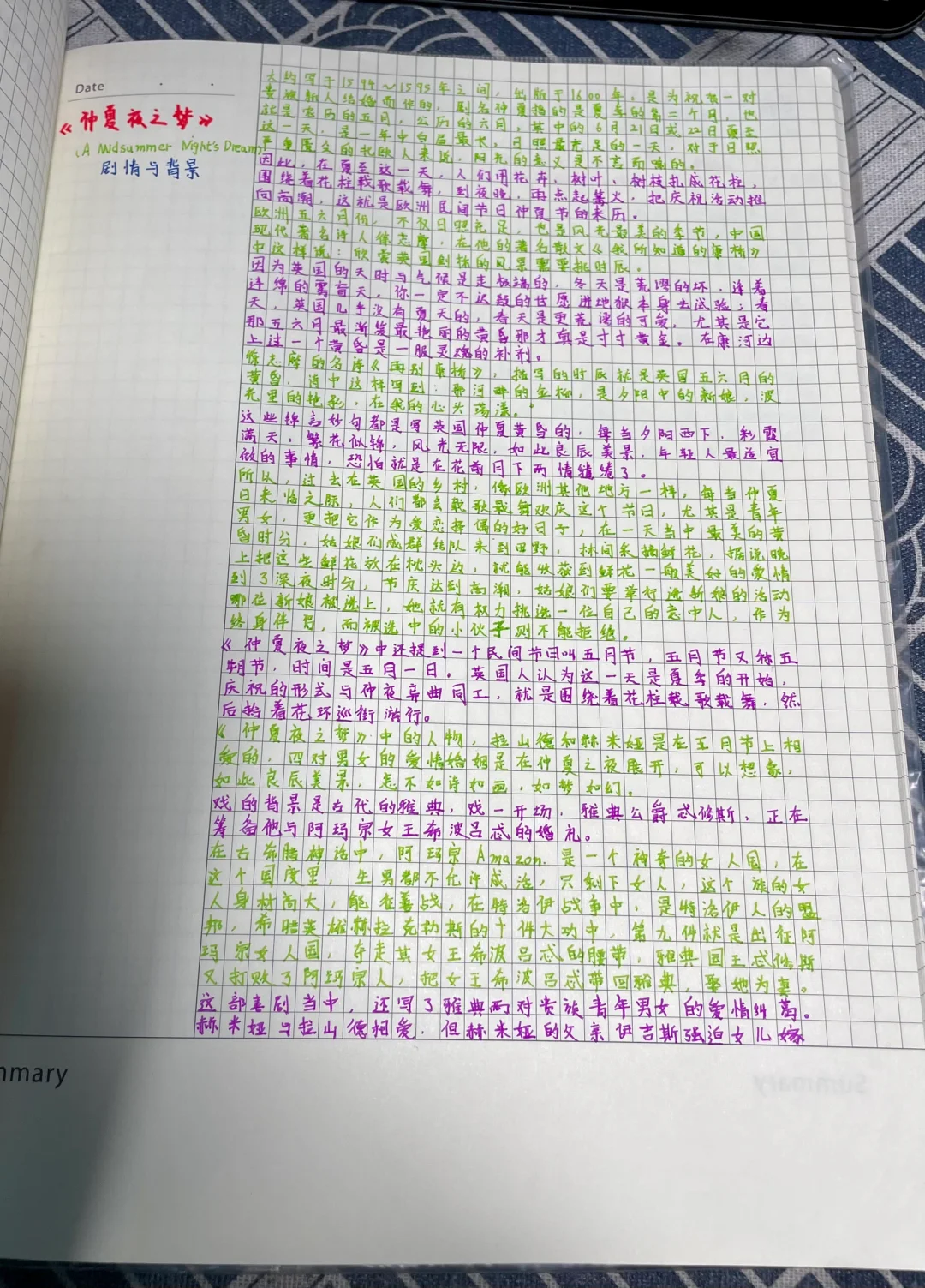 《仲夏夜之梦》——剧情与背景