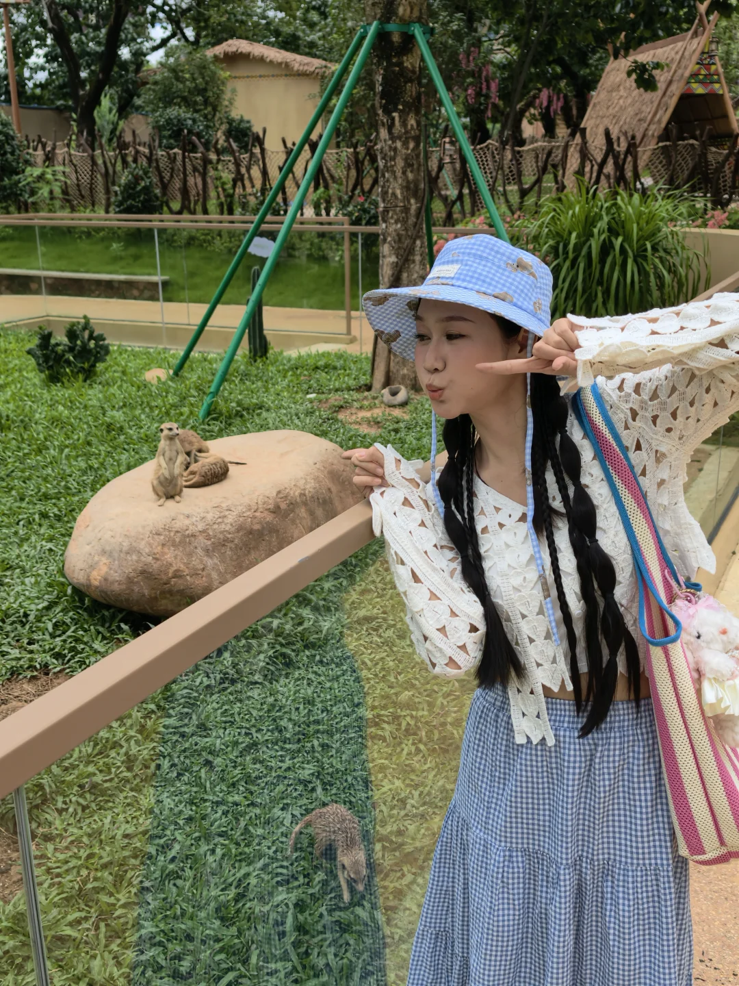 我和动物园动物们合个影叭～卡皮巴拉太可爱！
