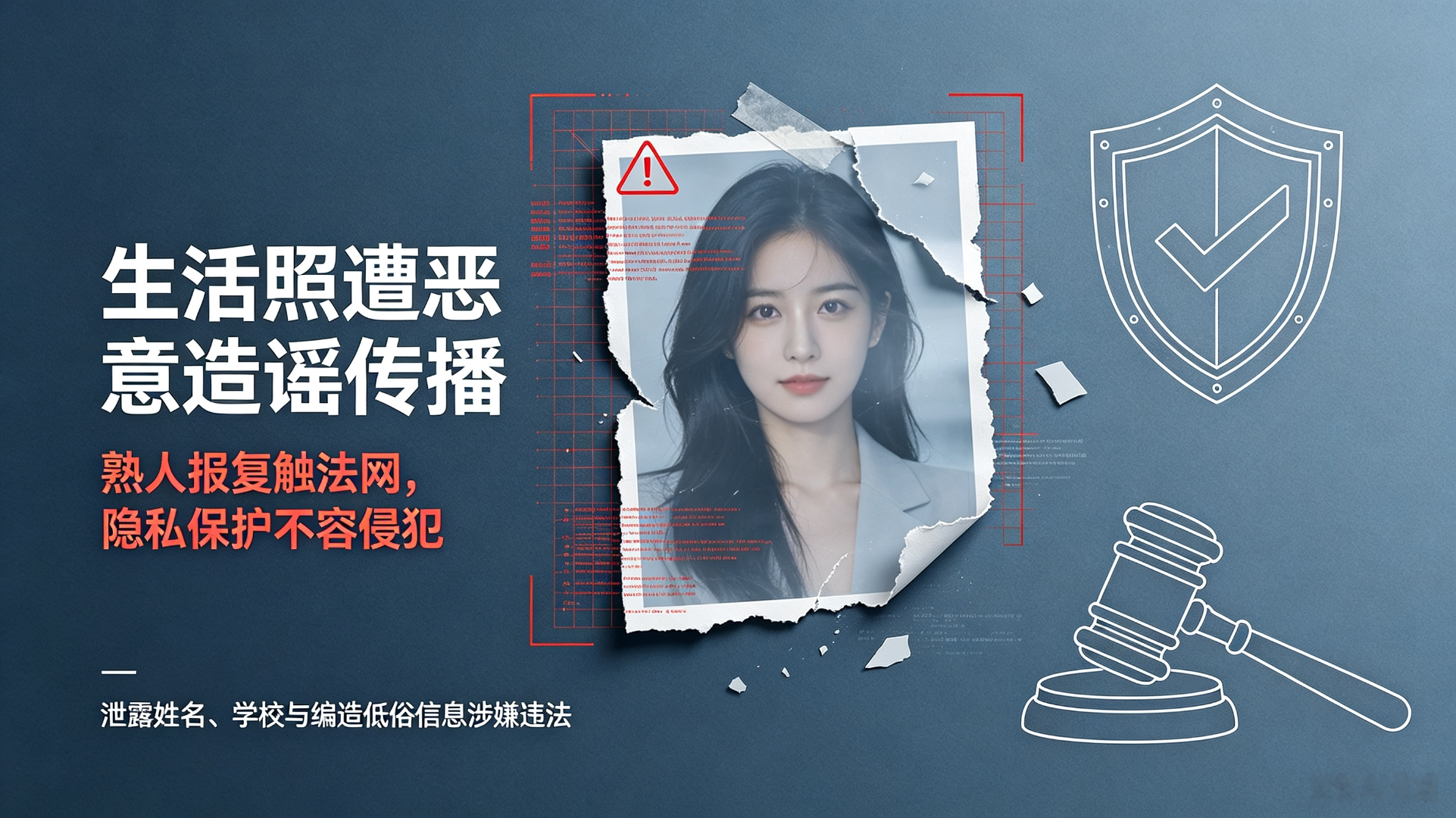 #女生拒绝表白后照片被发在色情软件#
一桩令人愤慨的案件，走入大众视野。
 
多年前，方女士拒绝了学长张某的表白，谁也没想到，时隔三年，她的日常生活照片，被恶意搬运到境外色情软件。
原本普通的照片，被配上凭空捏造的低俗描述，姓名、学校等个人隐私全部遭到泄露。
 
不止她一人，还有多名女性， ​