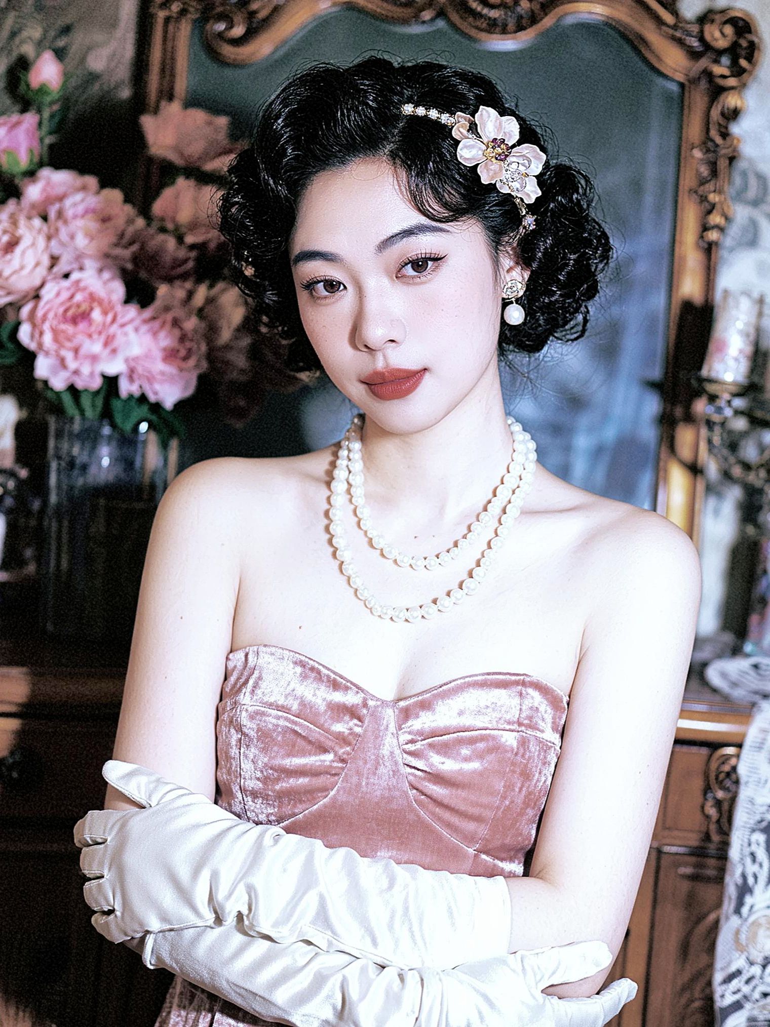 <p>AI复古名媛风写真 ai创作 <!--{img:0}--></p...