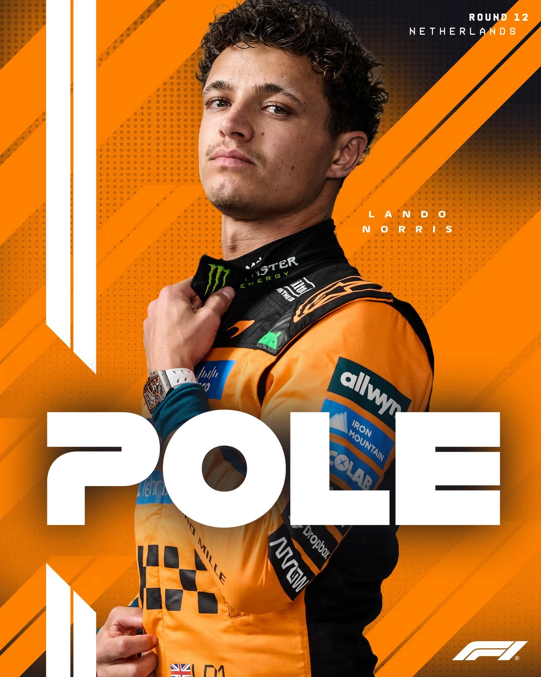 兰多·诺里斯夺得2026赛季F1荷兰🇳🇱大奖赛 正赛的发车杆位
#F1#20