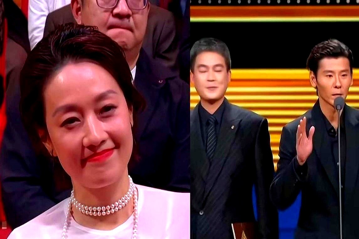 飞天奖颁奖台上，年轻演员蒋奇明一张嘴，竟然当众叫了马伊琍一声“马哥”。

台下坐满了名导和老戏骨，换作别人早就毕恭毕敬喊“马老师”了。这声“马哥”甩出来，马伊琍不仅没撂脸子，反而笑得合不拢嘴，全场瞬间哄堂大笑。

在《我的阿勒泰》里演过情侣，私下摸透了脾气，才敢在大场面上这么叫。碰上爱摆架子的前辈这