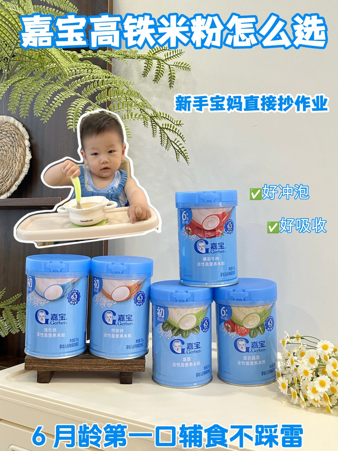 新手妈妈必看！6月龄宝宝米粉选购全攻略！