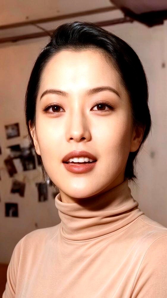 1997年MBC的摄像机直接怼到脸上，20岁的金喜善连个毛孔都找不出来。

桌球厅里，她素面朝天，头发随便一扎，拿着球杆随便戳了一杆。这可是她刚拿完百想新人奖的第二年。别人挤破头抢一个女主角，她一年三部戏连轴转：《求婚》《双色婚纱》轮番霸屏，硬是又挤出档期拍了首部电影《败者复活传》。

现在天天吹医