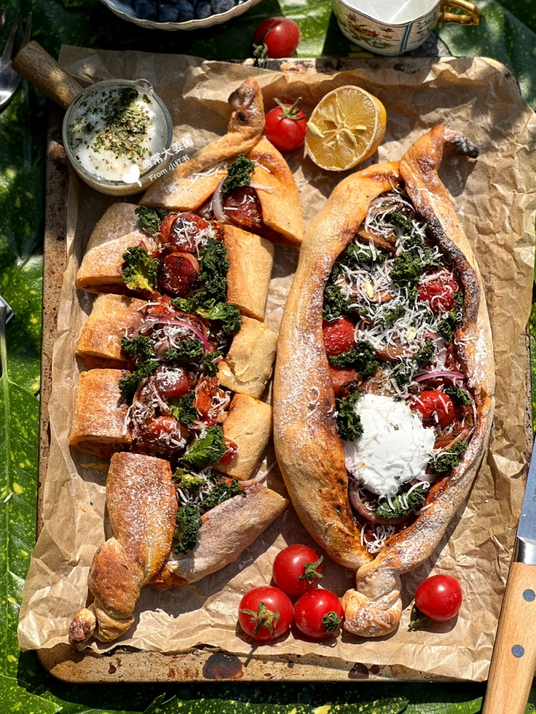 🇹🇷土耳其披萨😭巨好吃哇！有面粉就能做！